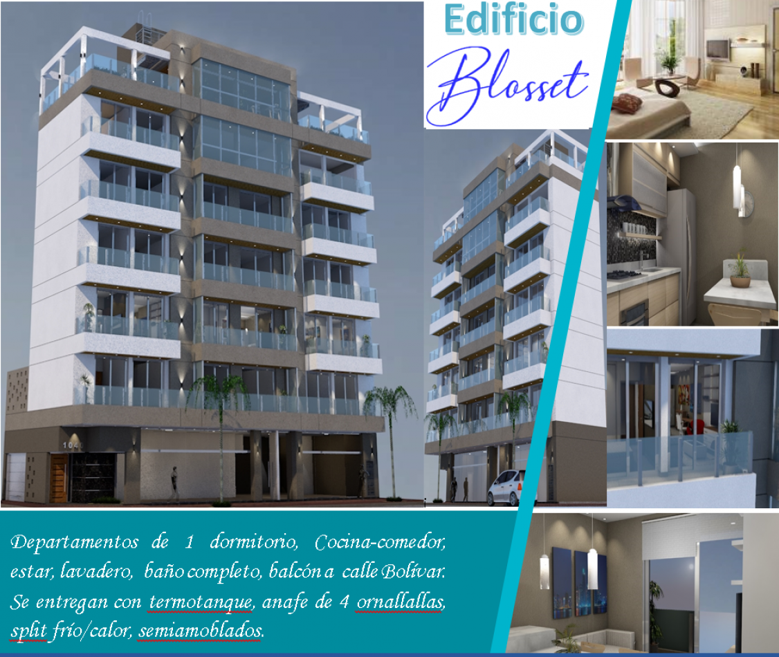 DEPARTAMENTO EN VENTA 1 DORMITORIO Z/ COSTANERA ( EDIFICIO BLOSSET)