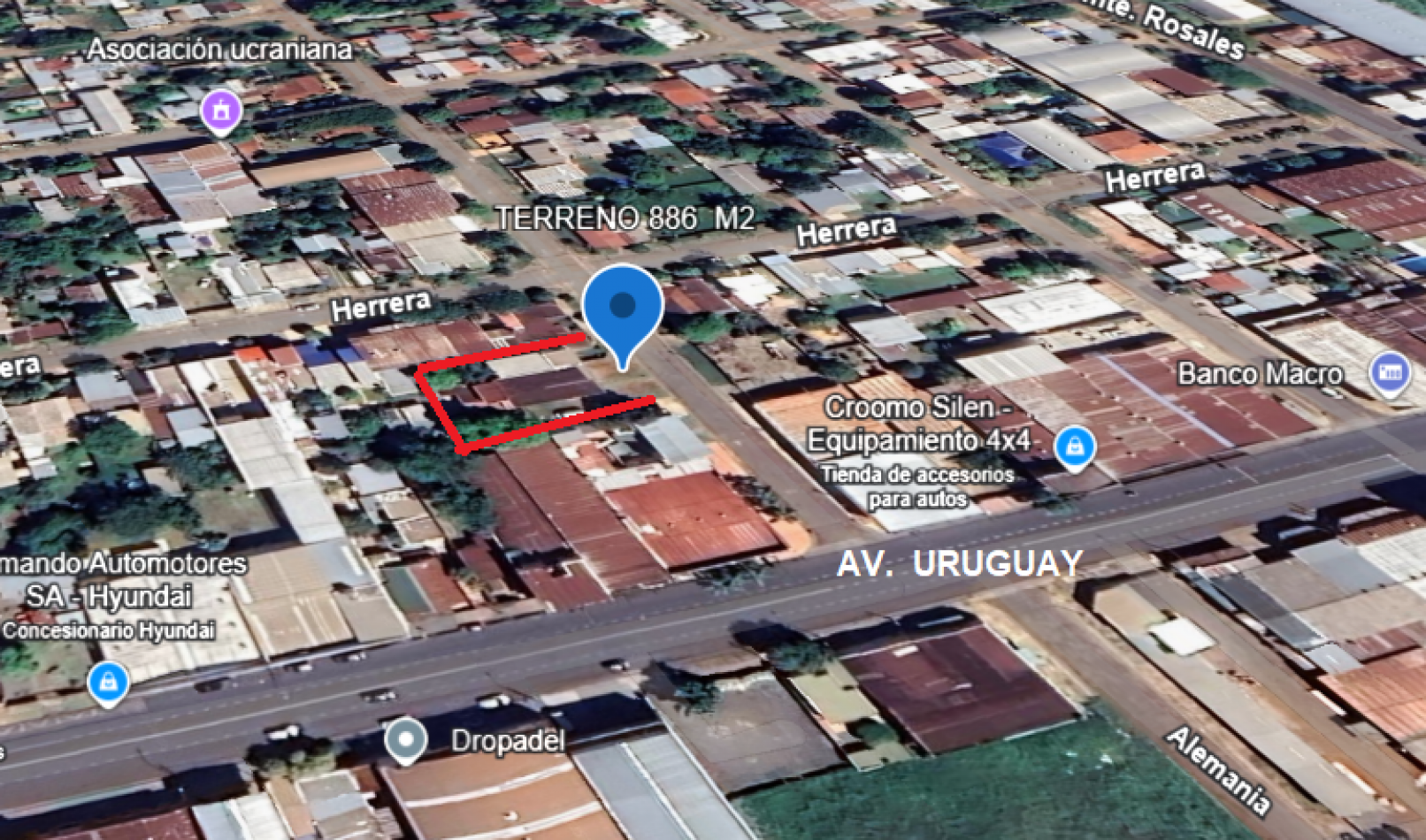 TERRENO EN VENTA  GRAN LOTE Z/ AV. URUGUAY Y BUSTAMANTE