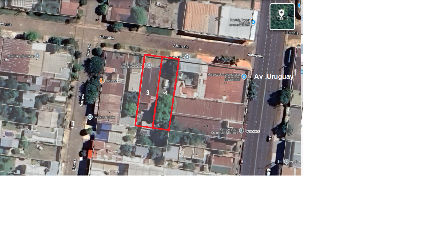 TERRENO EN VENTA  GRAN LOTE Z/ AV. URUGUAY Y BUSTAMANTE