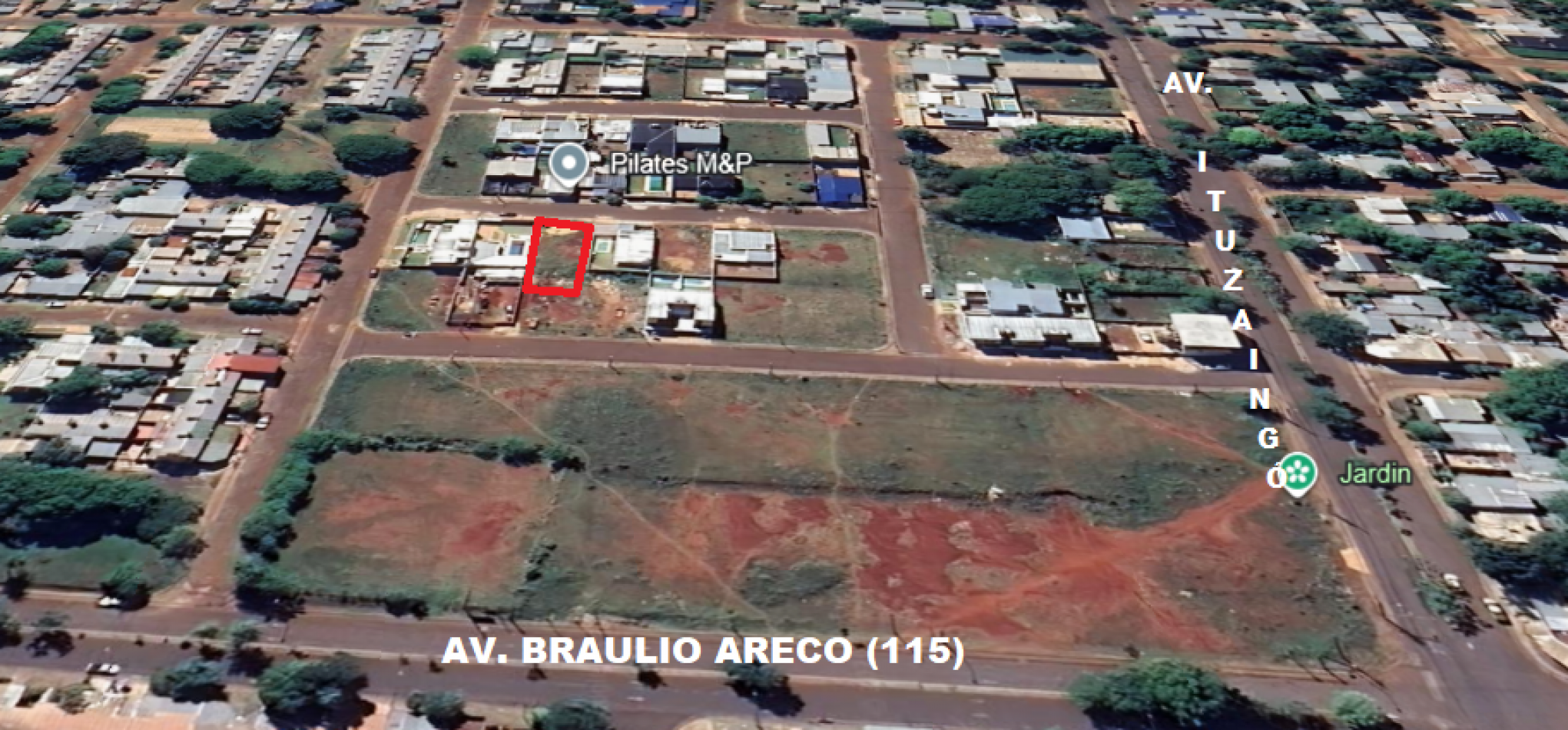 TERRENO EN VENTA Z/AV. BRAULIO ARECO(115) Y AV. ITUZAINGO