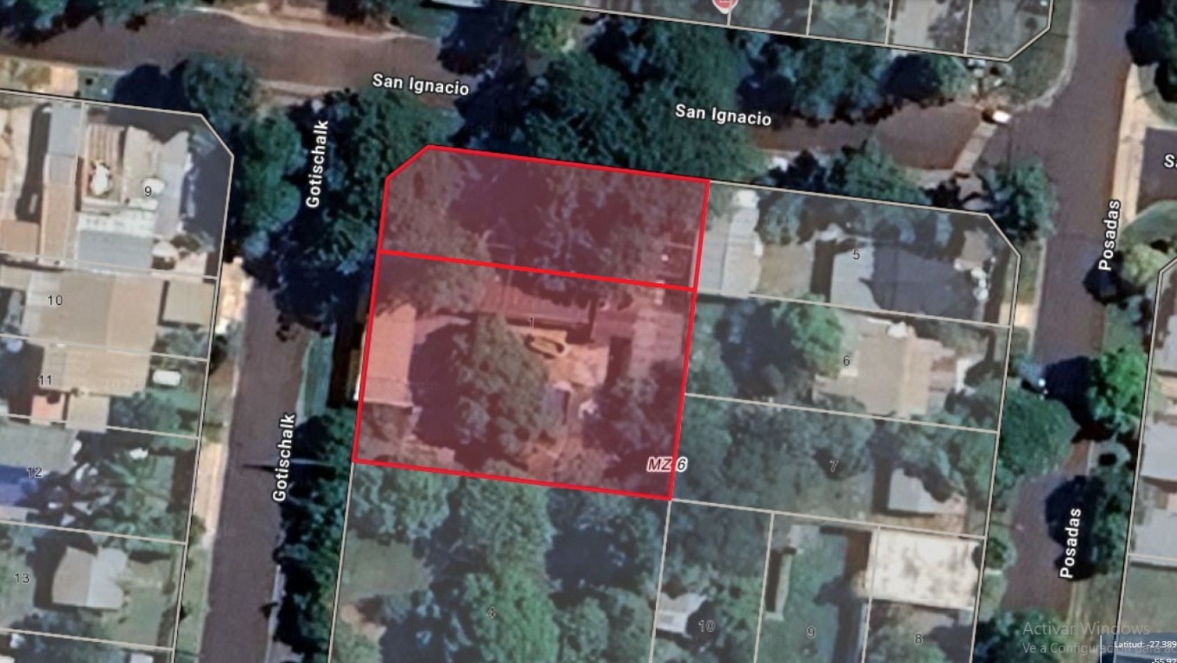 TERRENO EN VENTA EN ESQUINA Z/AV.ITUZAINGO Y AV. AGUADO