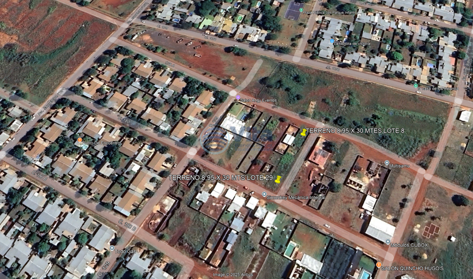 TERRENO EN  VENTA (2) LOTES EN ITAEMBE MINI