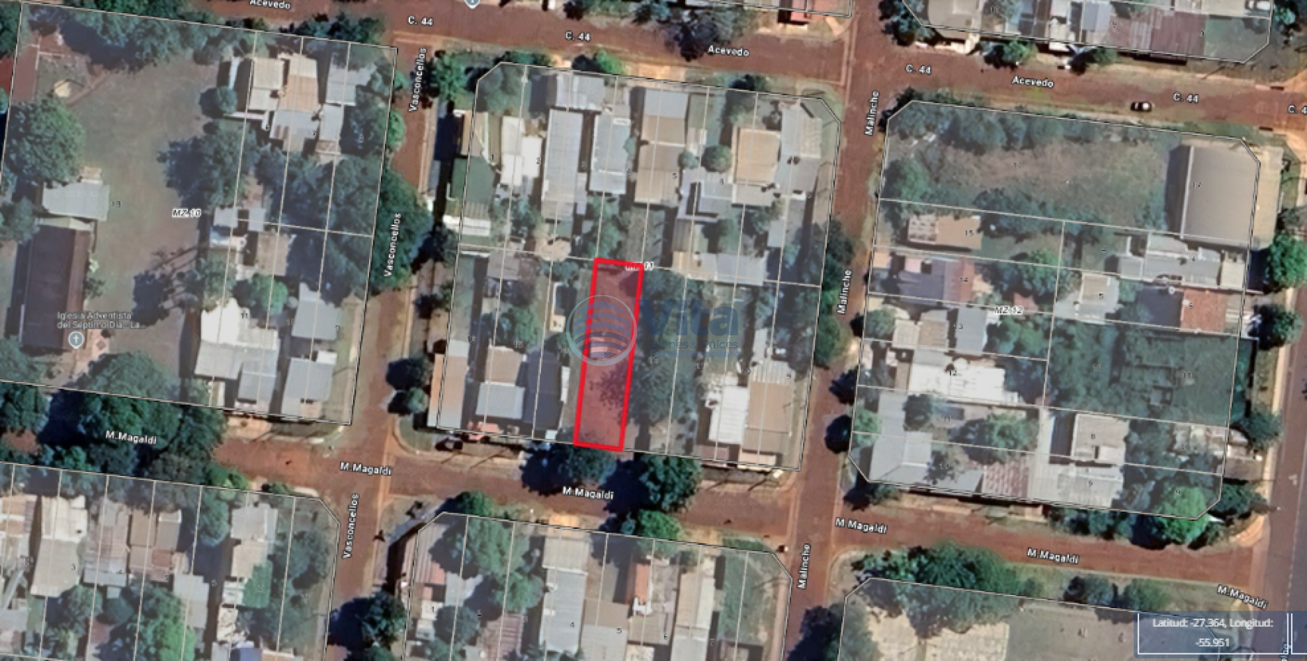 TERRENO EN VENTA ZONA/AV TACUARI Y KOLPING  CHACRA 151