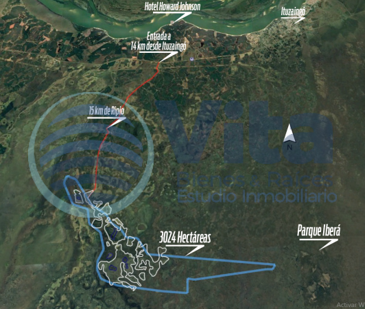 CAMPO EN VENTA 3024 HECTAREAS EN ITUZAINGO CORRIENTES