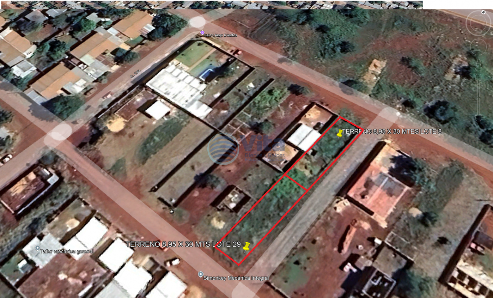 TERRENO EN  VENTA (2) LOTES EN ITAEMBE MINI