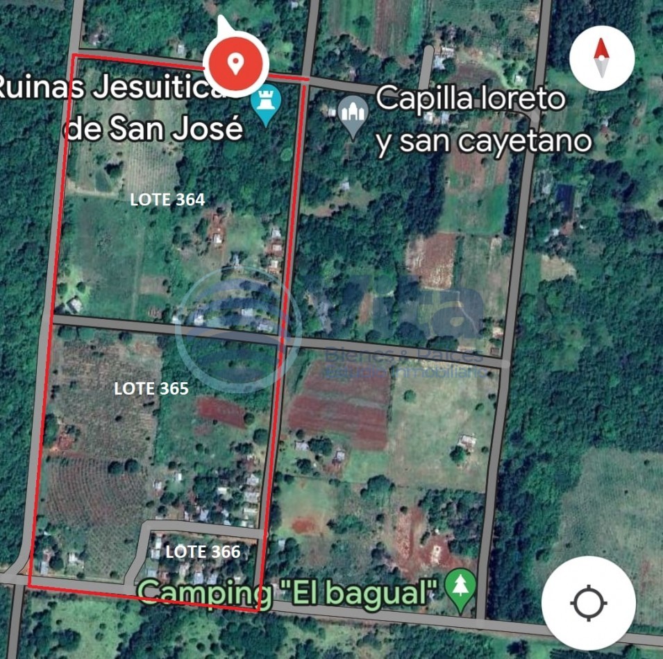 CHACRA EN VENTA EN SAN JOSE/MISIONES  50 HA