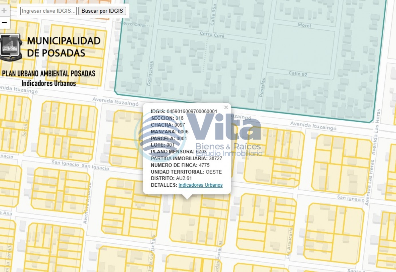 EN VENTA TERRENO EN ESQUINA Z/AV.ITUZAINGO Y AV. AGUADO