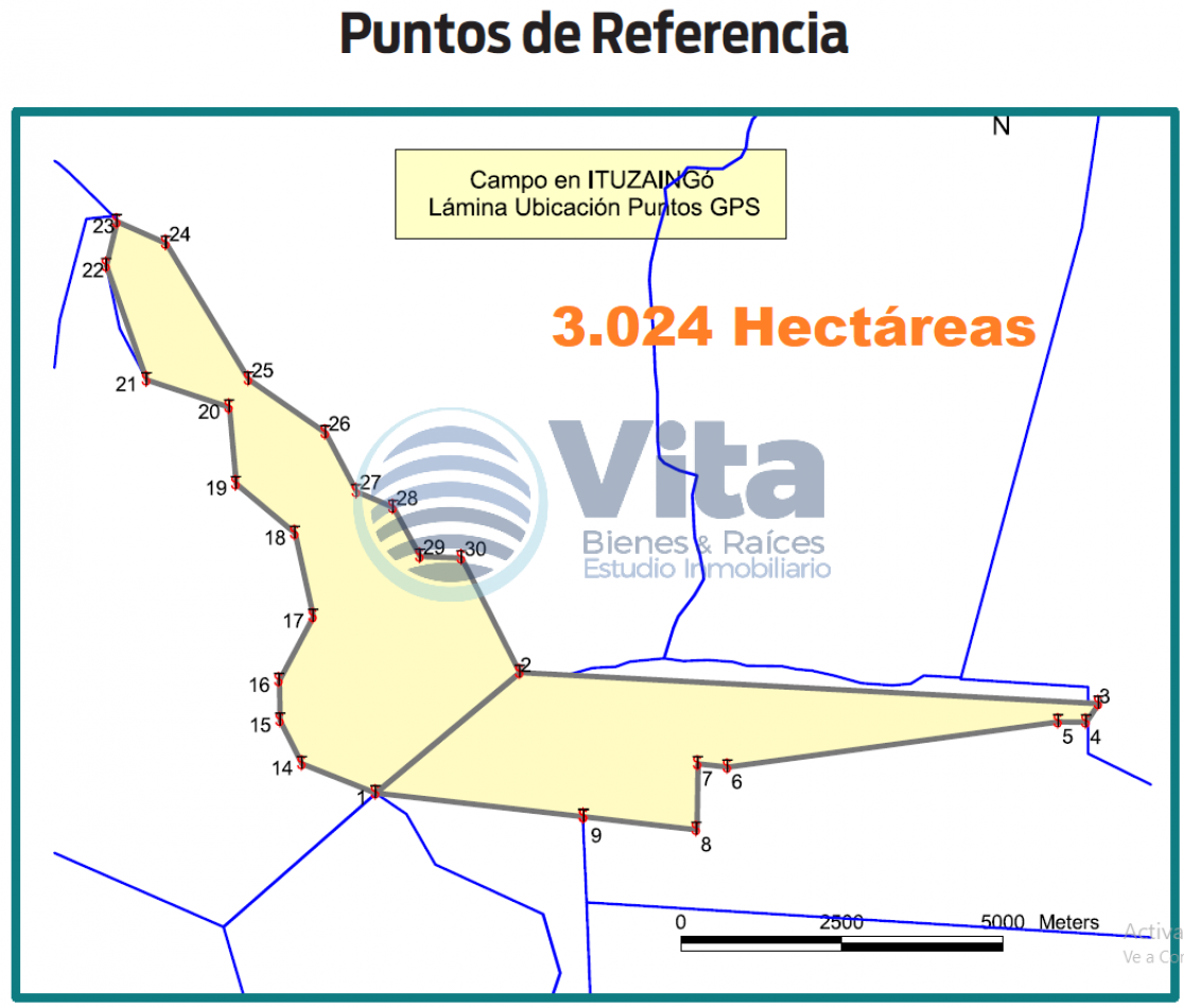 VENTA CAMPO 3.024 HAS --ITUZAINGO CORRIENTES  