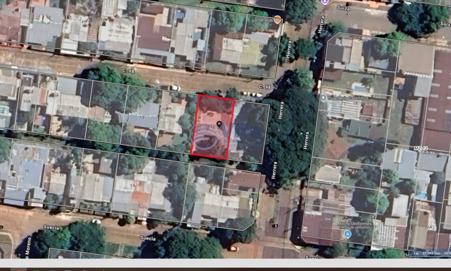 TERRENO EN VENTA AV. URUGUAY Y MONTEAGUDO--B° 25 DE MAYO 