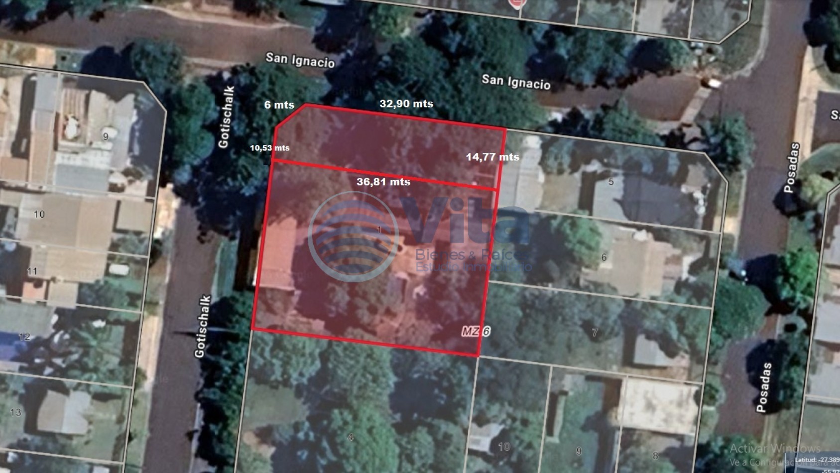 EN VENTA TERRENO EN ESQUINA Z/AV.ITUZAINGO Y AV. AGUADO