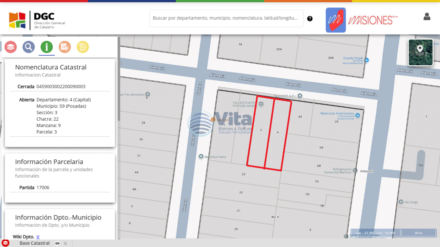 TERRENO EN VENTA  GRAN LOTE Z/ AV. URUGUAY Y BUSTAMANTE