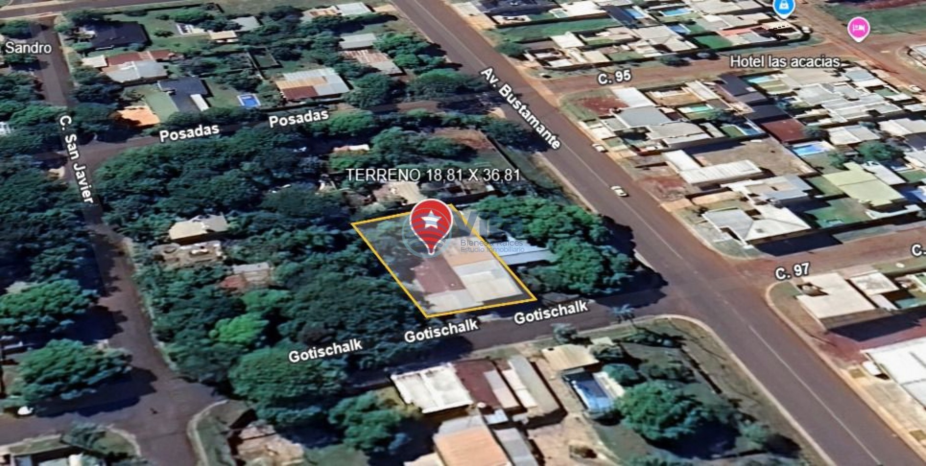 TERRENO EN VENTA -  Z/AV. BUSTAMANTE Y GOTISCHALK -GRAN LOTE  692 M2  YVYRA  PYTA