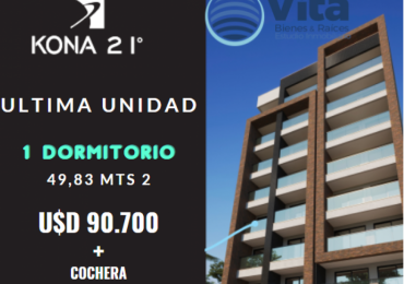 DEPARTAMENTO EN VENTA 1 DORMITORIO/COCHERA