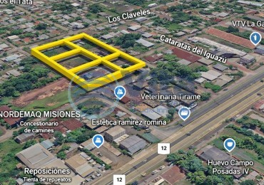 TERRENOS EN VENTA GARUPA A 1 CUADRA COLECTORA RUTA 12 
